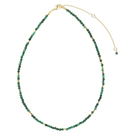 Bali Malachite Beaded Necklace