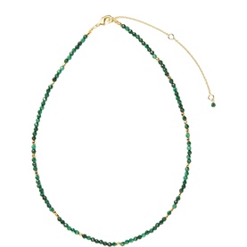 Bali Malachite Beaded Necklace