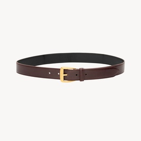 Trapeze Buckle Leather Belt