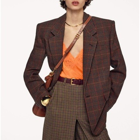 Trapeze Buckle Leather Belt