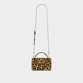 Gaby Leopard Vanity Bag
