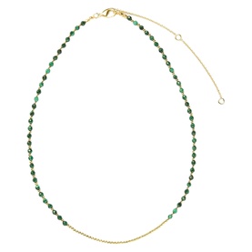 Malachite Ibiza Beaded Necklace