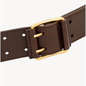 Motorcycle Buckle Leather Belt