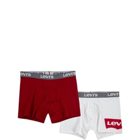 Two-Pack Batwing Logo Boxer Briefs 8-16 Years