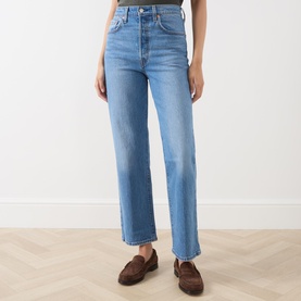 Ribcage Straight Ankle Jeans