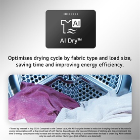 9kg Heatpump Dryer Matte Black
