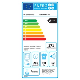 9kg Heatpump Dryer Matte Black