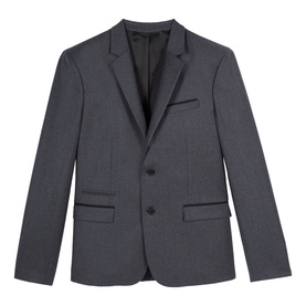 Single-Breasted Cinched Blazer