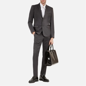 Single-Breasted Cinched Blazer