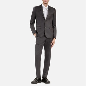 Single-Breasted Cinched Blazer