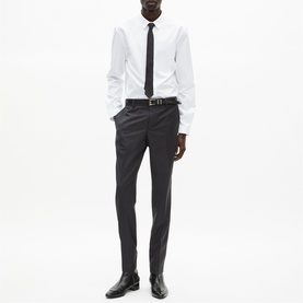 Straight Leg Suit Trousers