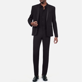 Single-Breasted Tuxedo Jacket
