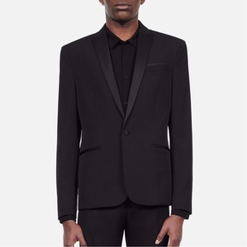 Single-Breasted Tuxedo Jacket