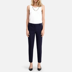 Straight Leg Tailored Trousers