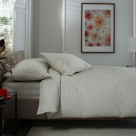 400 Thread Count Sateen Duvet Set Natural
