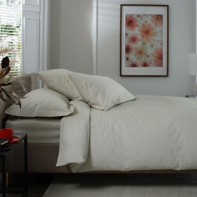 200 Thread Count Cotton Percale Fitted Sheet Taupe