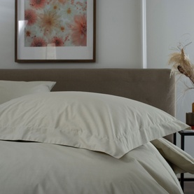 400 Thread Count Sateen Oxford Pillowcase Natural