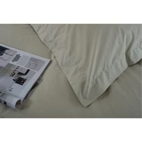 400 Thread Count Sateen Oxford Pillowcase Natural