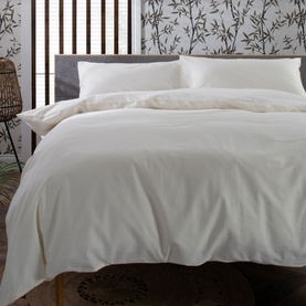 400 Thread Count Sateen Housewife Pillowcase Pair Ecru
