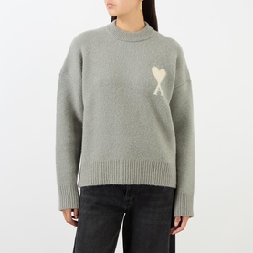 Heart Logo Knit Sweater