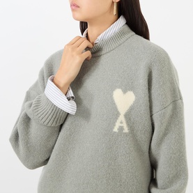 Heart Logo Knit Sweater