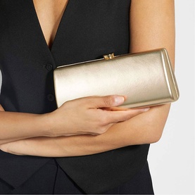 Belinda Textured Crossbody Clutch