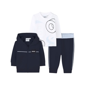 Logo Tracksuit Three-Piece Set