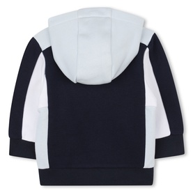 Panel Logo Zip-Up Hoodie