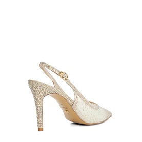 Compassionate Embellished Slingback Courts