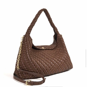 Deliberate Large Woven Shoulder Bag