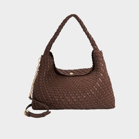 Deliberate Large Woven Shoulder Bag
