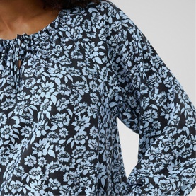 Amanda Floral Tie Detail Blouse