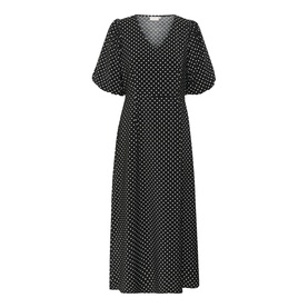 Gwen Polka Dot Flared Dress