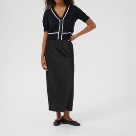 Mally Contrast Trim Cardigan