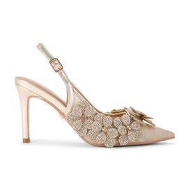 Petalo Embellished Slingback Courts