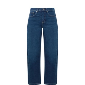 SPANXshape&trade; Authentic 360 High Rise Barrel Leg Jeans