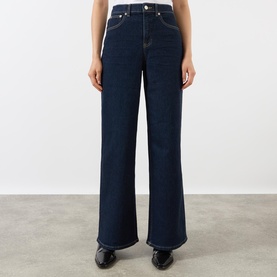 SPANXshape&trade; Authentic 360 High Rise Wide Leg Jeans