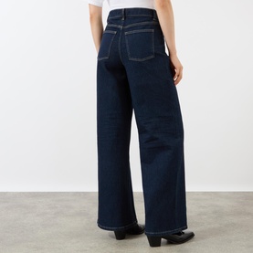 SPANXshape&trade; Authentic 360 High Rise Wide Leg Jeans