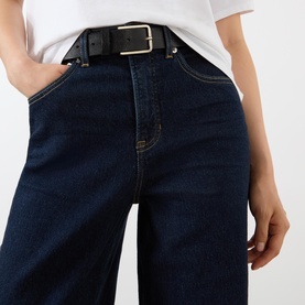 SPANXshape&trade; Authentic 360 High Rise Wide Leg Jeans