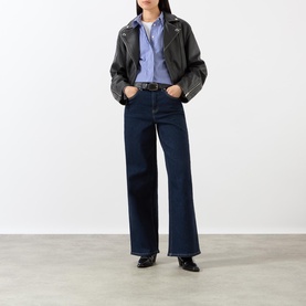 SPANXshape&trade; Authentic 360 High Rise Wide Leg Jeans