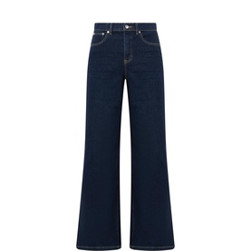 SPANXshape&trade; Authentic 360 High Rise Wide Leg Jeans