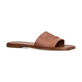 Soleil Logo Flat Sandals