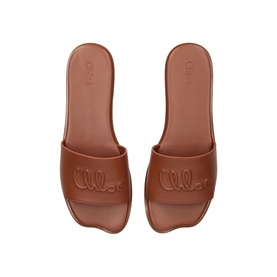 Soleil Logo Flat Sandals