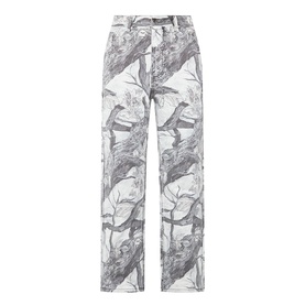 Tree Edge Camp Print Trousers
