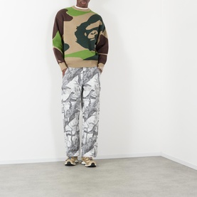Tree Edge Camp Print Trousers