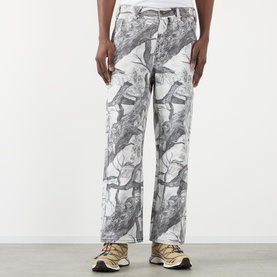 Tree Edge Camp Print Trousers