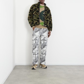 Tree Edge Camp Print Trousers