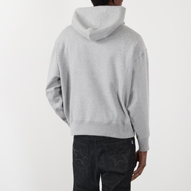 Rhinestone Embellished Logo Hoodie