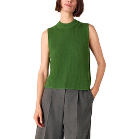 V-Back Ribbed Tank Top