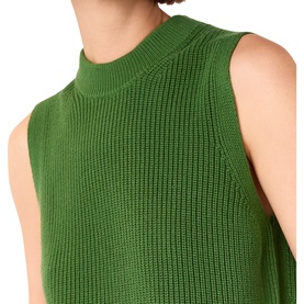 V-Back Ribbed Tank Top